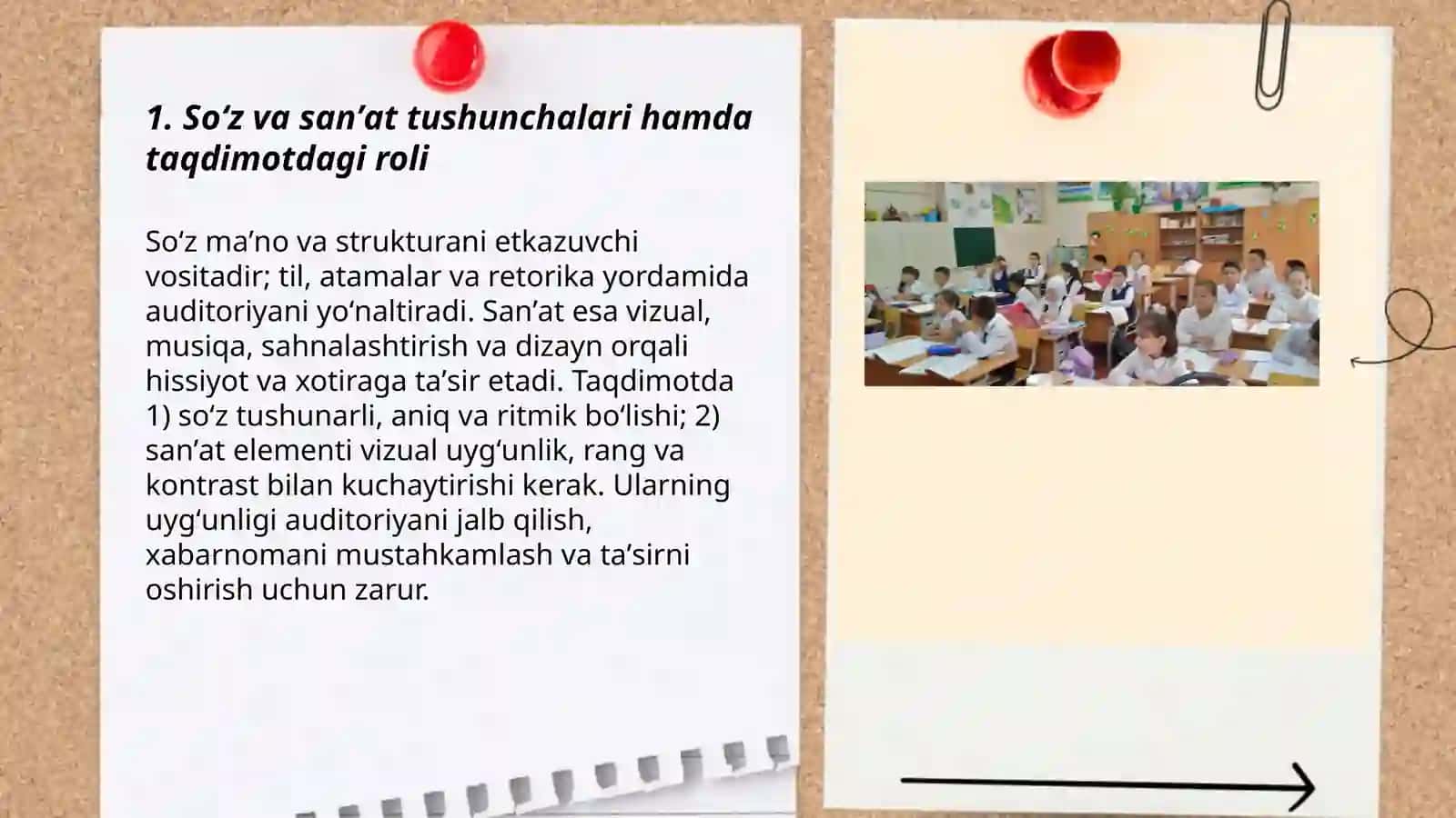 Soʻz va sanʼatning uygʻunligi taqdimotlar tayyorlashda 3
