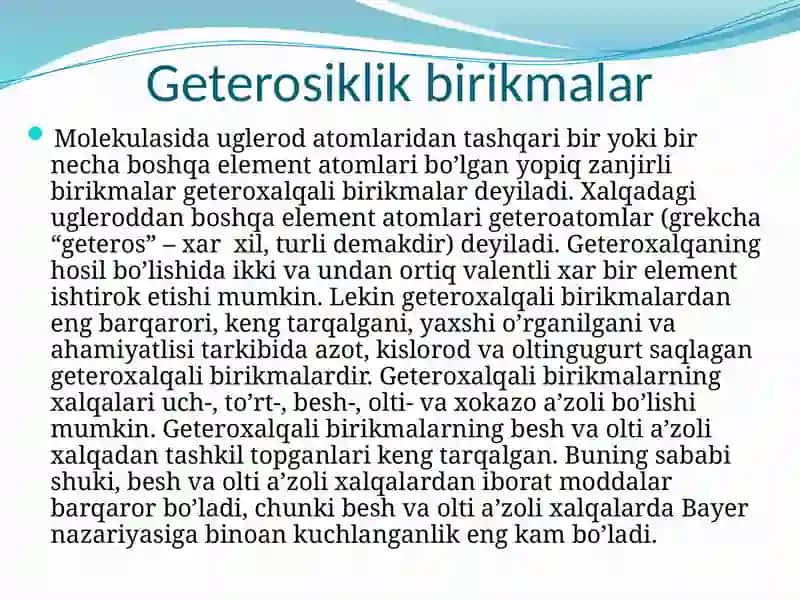Geterosiklikbirikmalar 3
