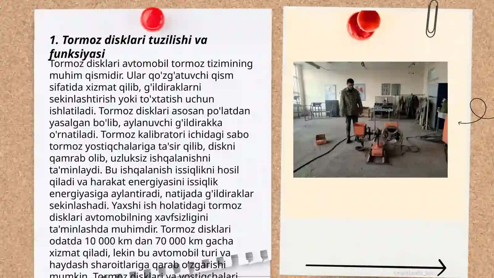 AVTOMOBILLAR TORMOZ DISKLARINI TA’MIRLASH TEXNOLOGIYASINI TAKOMILLASHTIRISH 3