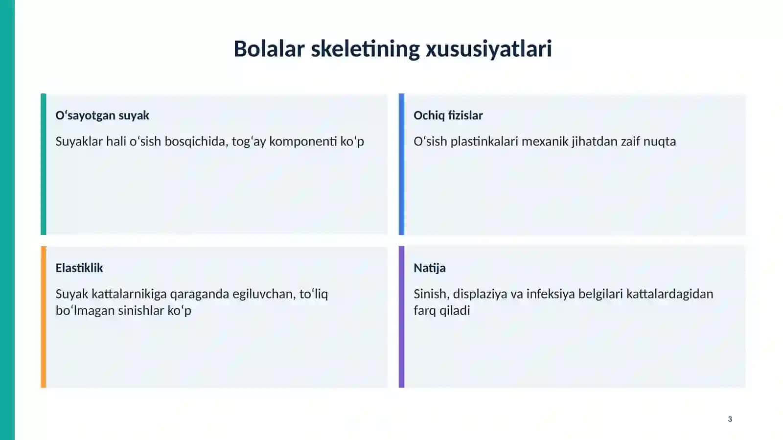 Bolalarda tayanch-harakat tizimi kasalliklarining radiologik tashxisi 3