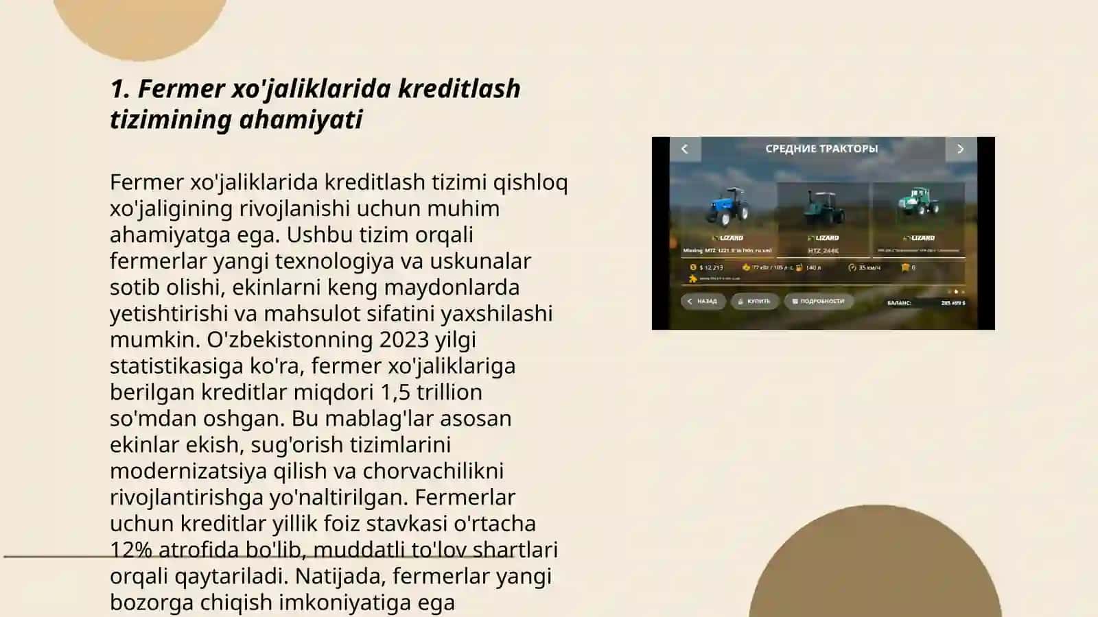 Fermer xo'jaliklarini kriditkash tizimi va uni yaxshilash yo'llari 3