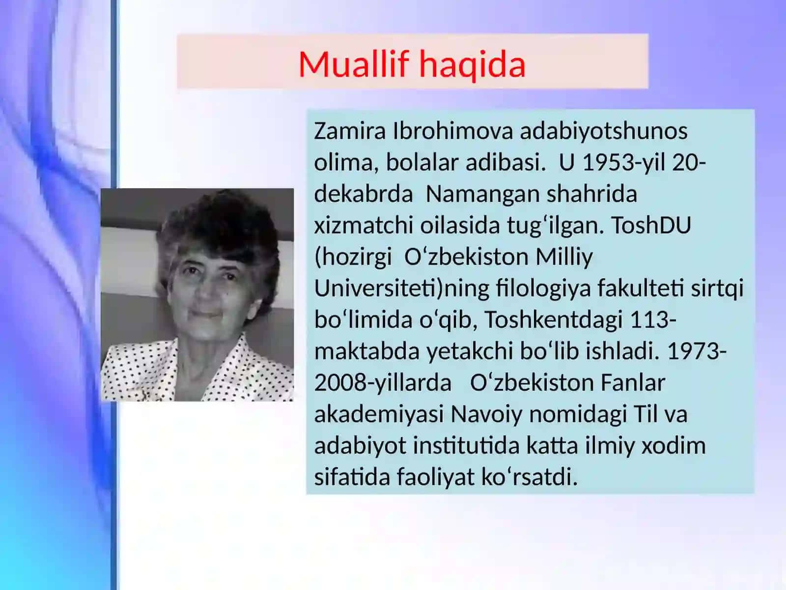 Sinfdantashqarioq‘ish XABARCHI CHUMOLI 3
