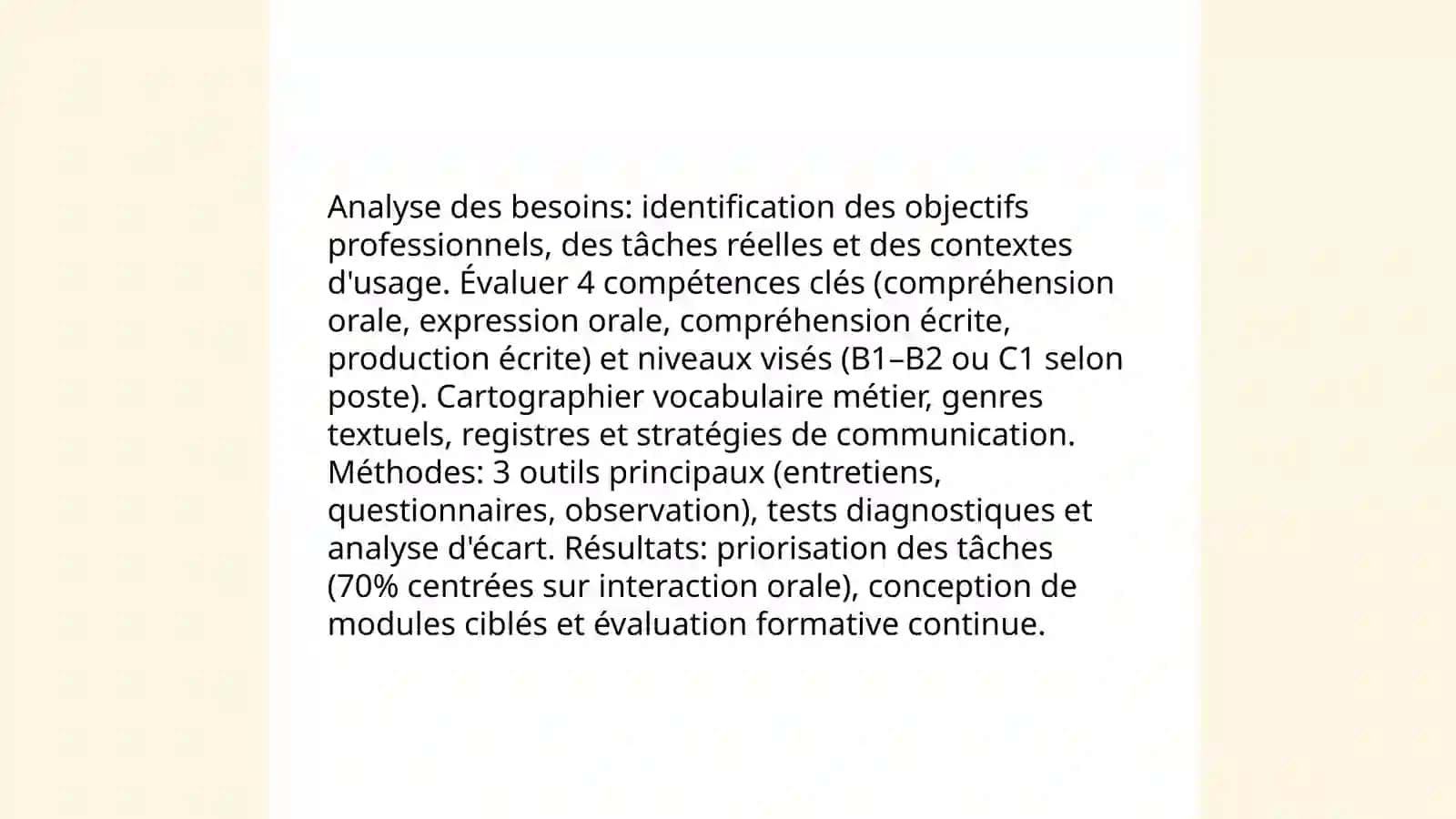 L'enseignement du francais professionnel pour les adultes 3