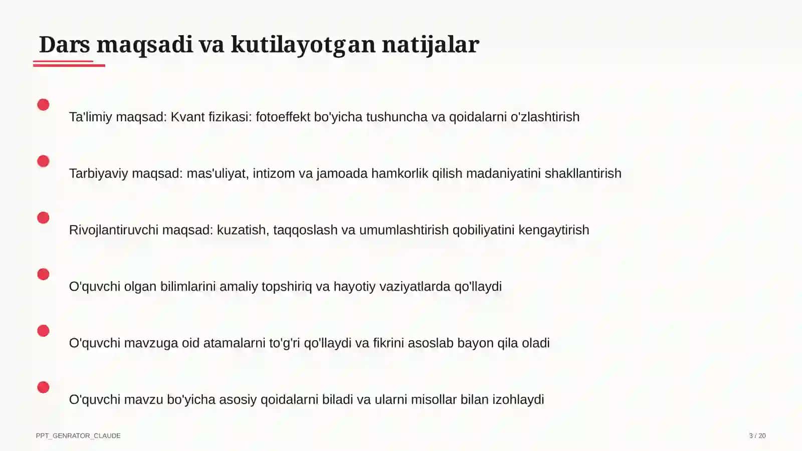Kvant fizikasi: fotoeffekt (11-sinf) 3