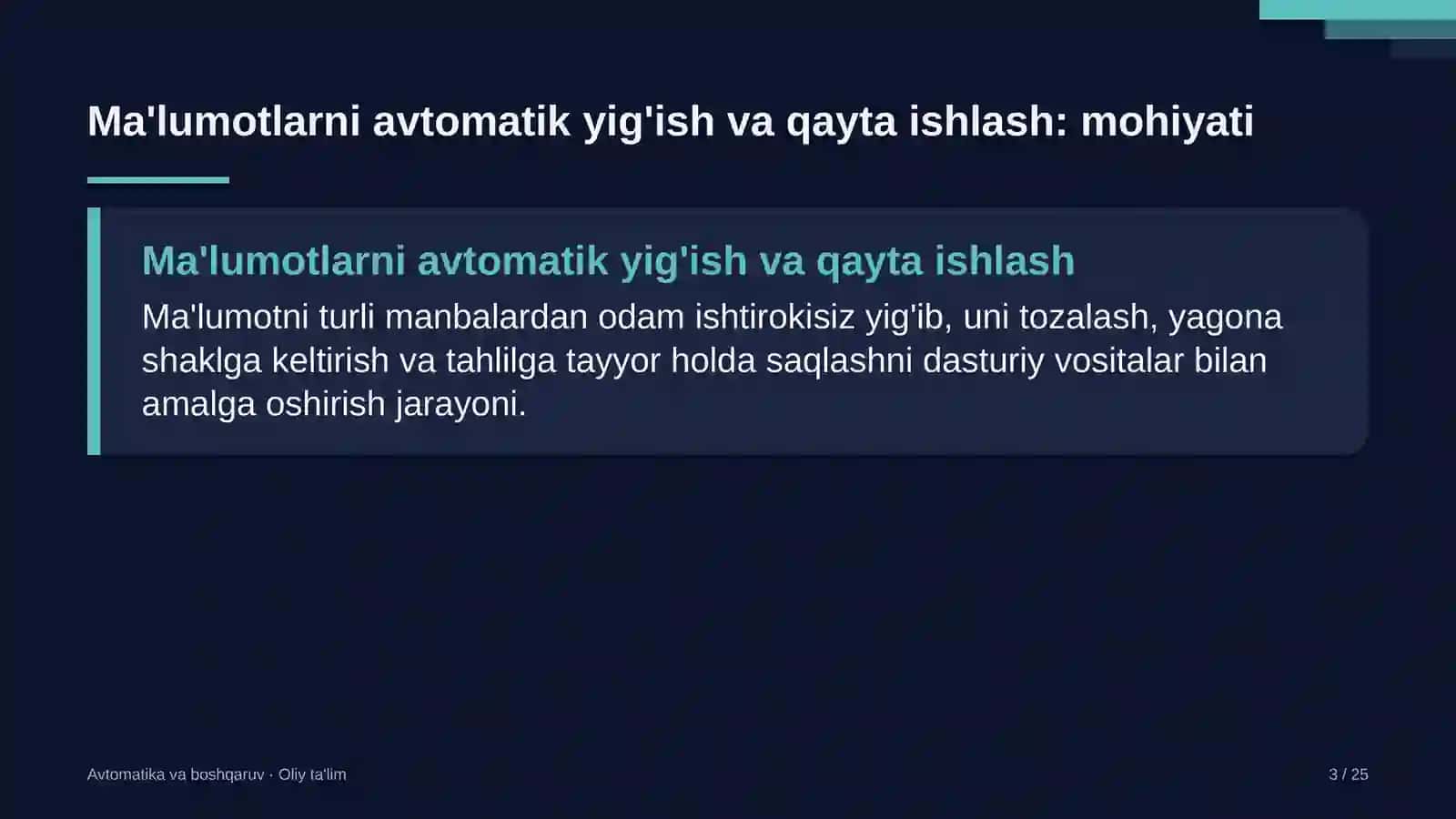 to'qimachilik korxonalarida ma'lumotlarni avtomatik yig'ish va qayta ishlash 9739 3