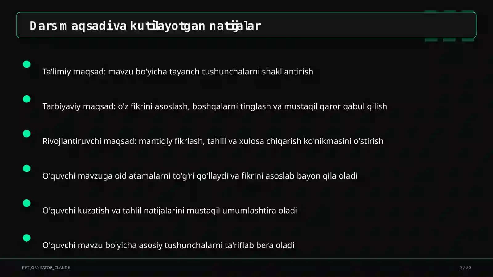Rasmiy hujjatlar tili: ariza, tavsifnoma, rezyume (11-sinf) 3