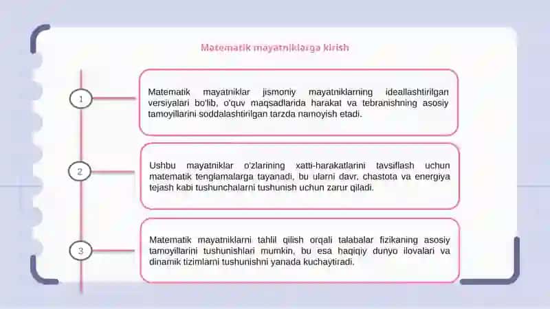 Matematik Mayatniklar 3