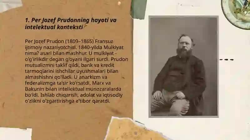 Per Jozef Prudon g'oyalari 3