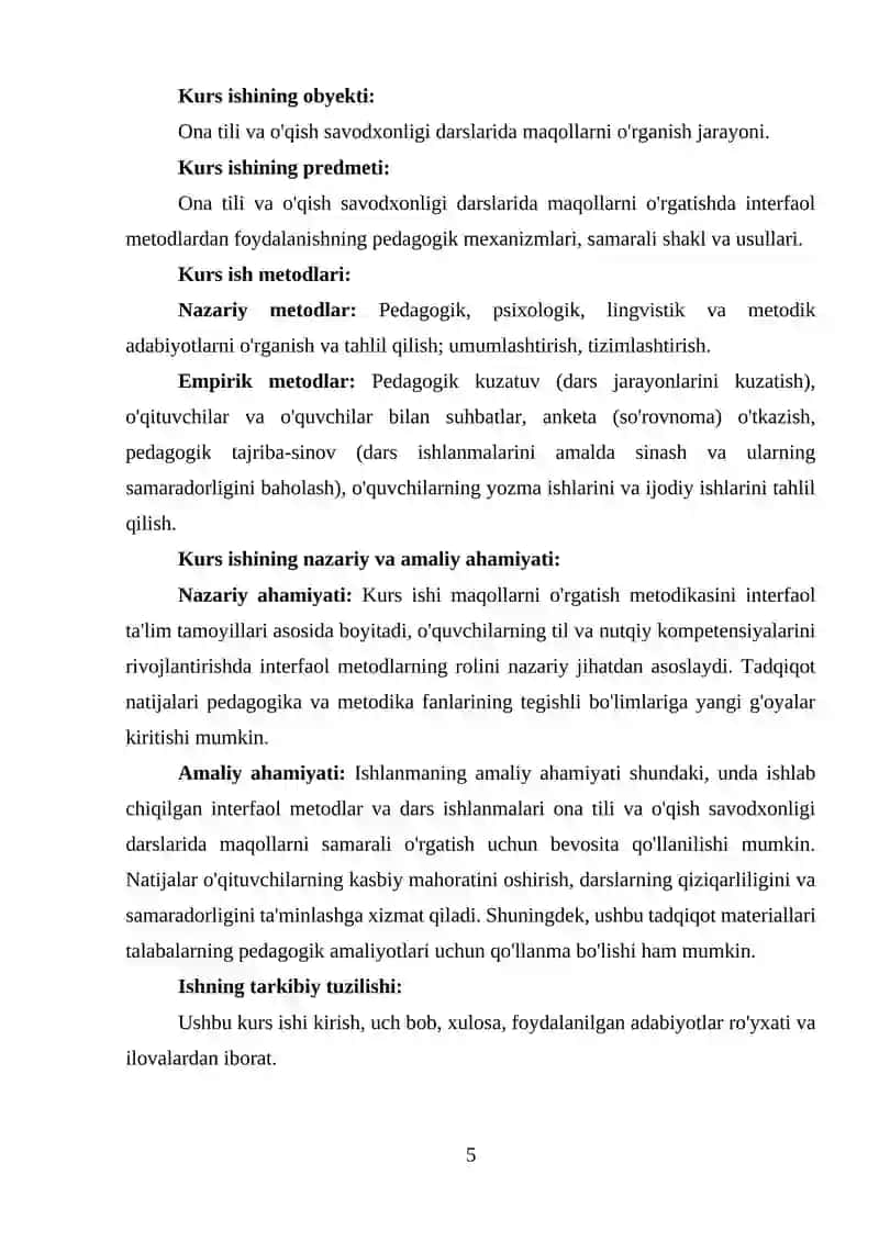 Ona tili va o'qish savodxonligi 3