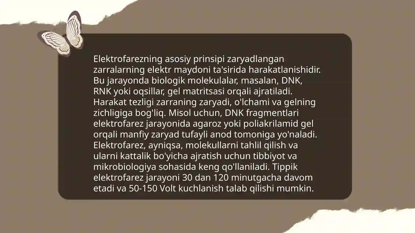 Elektrofarez usuli va unga tasir etuvchi omillar 3