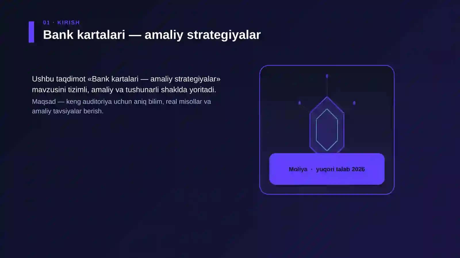 Bank kartalari — amaliy strategiyalar 3