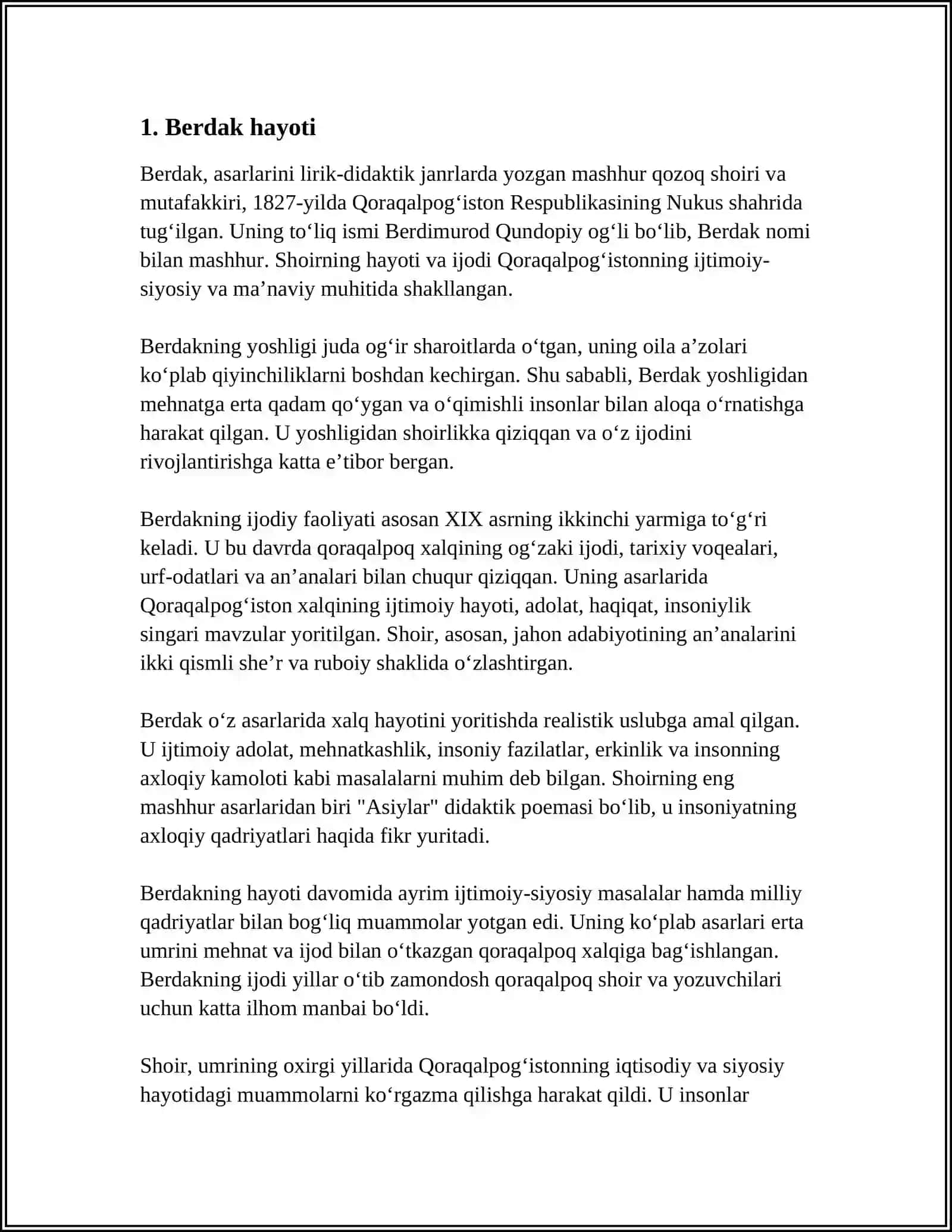 BERDAQ 3