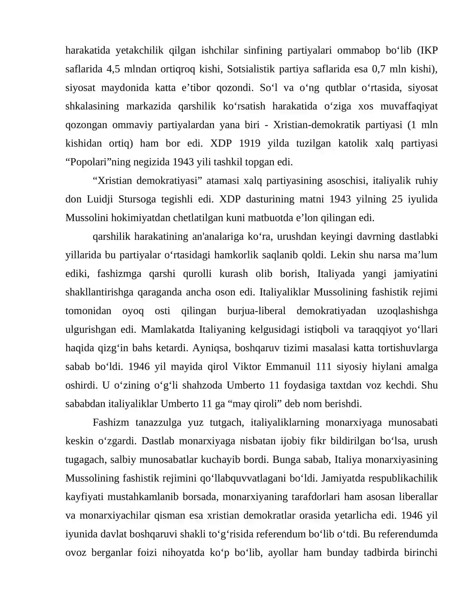 Italiya 1945-2010 yillarda 3