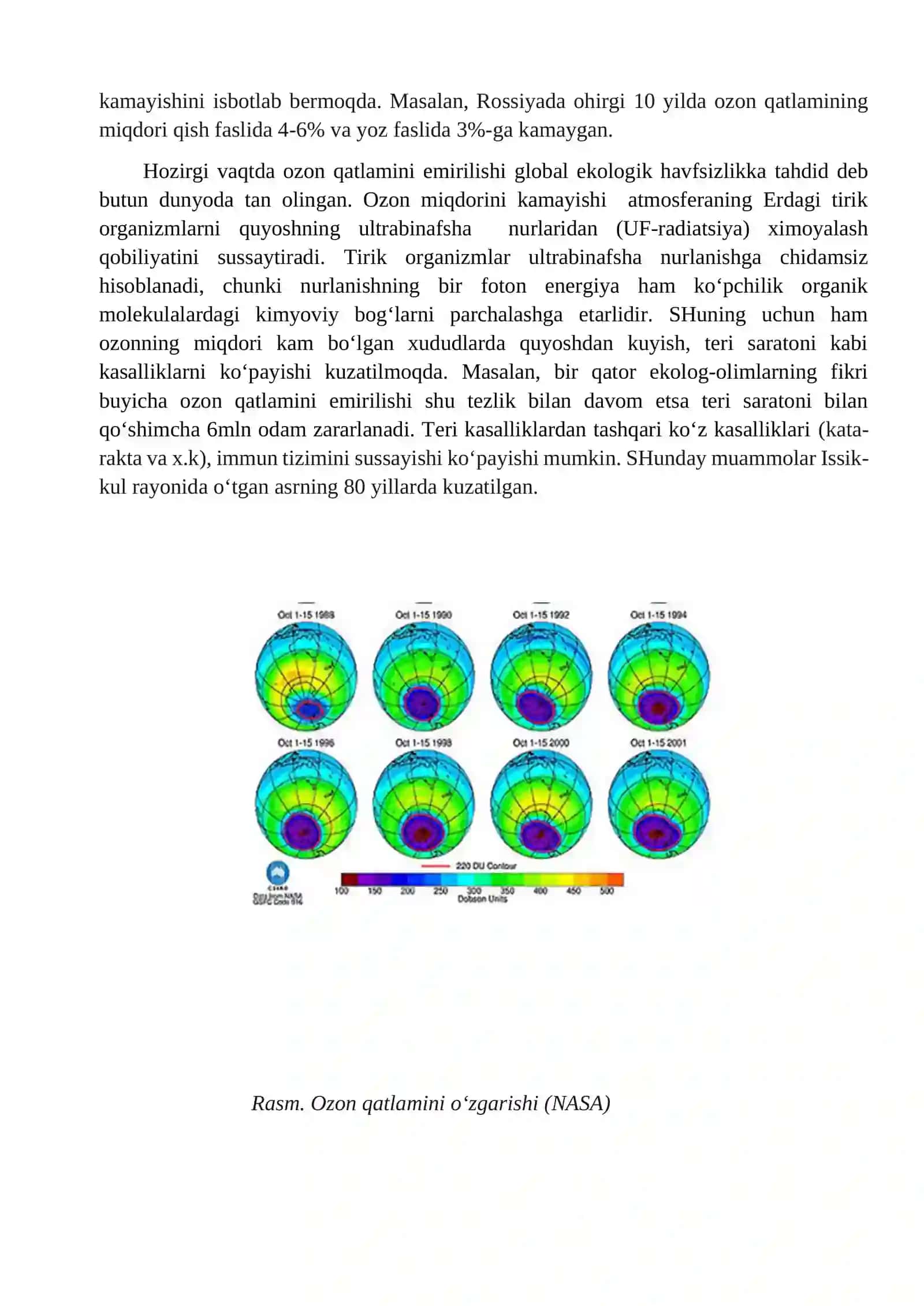 EKOLOGIYA KURSI VAZIFALARI VA EKO MUOMMLAR KELIB CHIQISHI 3