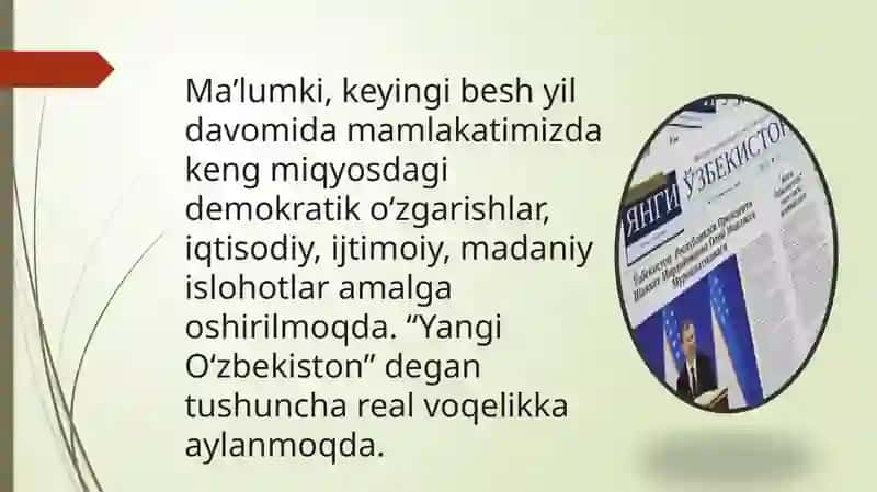 "Yangi Oʻzbekiston" 3