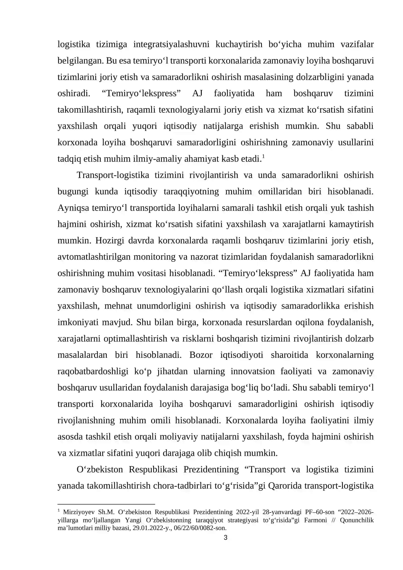 Loyihani tashkil etishda uning samaradorliginioshirish yo’llari 3