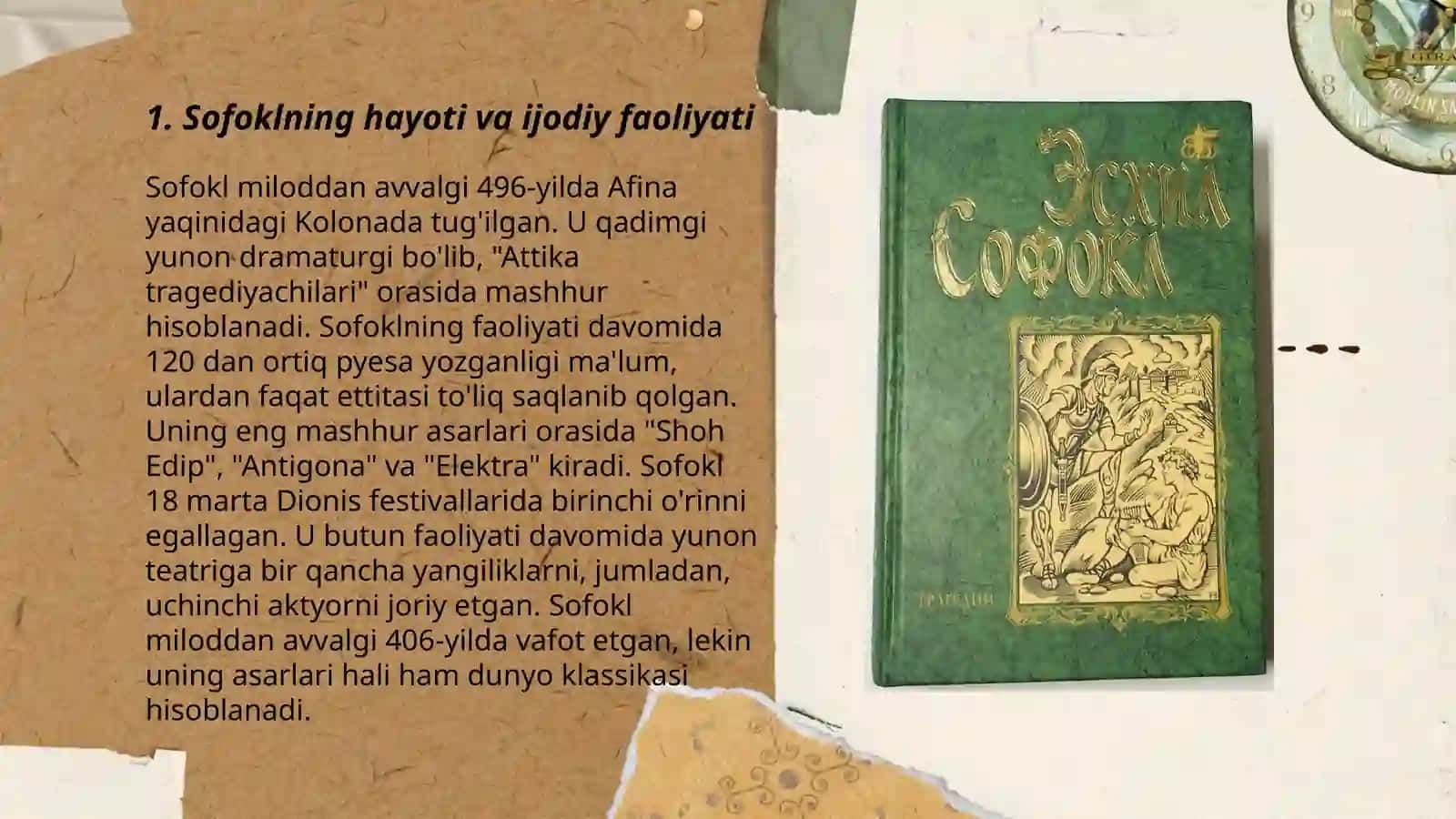 Esxil,Sofokl ijodi 3