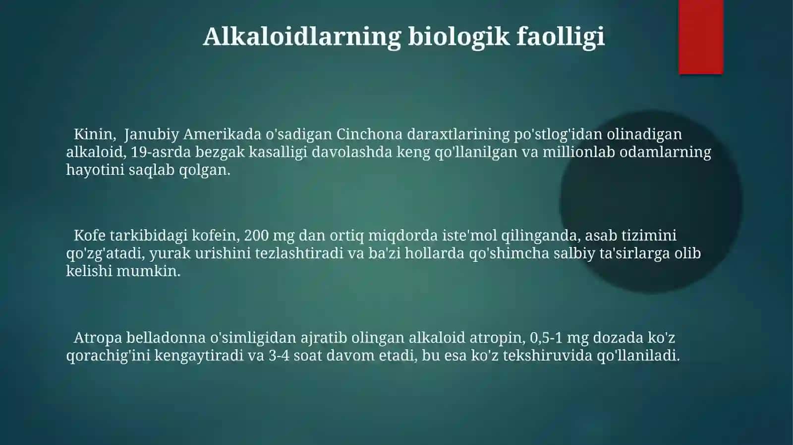 Alkaloidlar 3