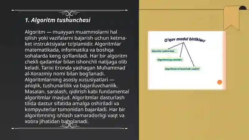 Algoritm va dasturlashning asosiy tushunchalari 3