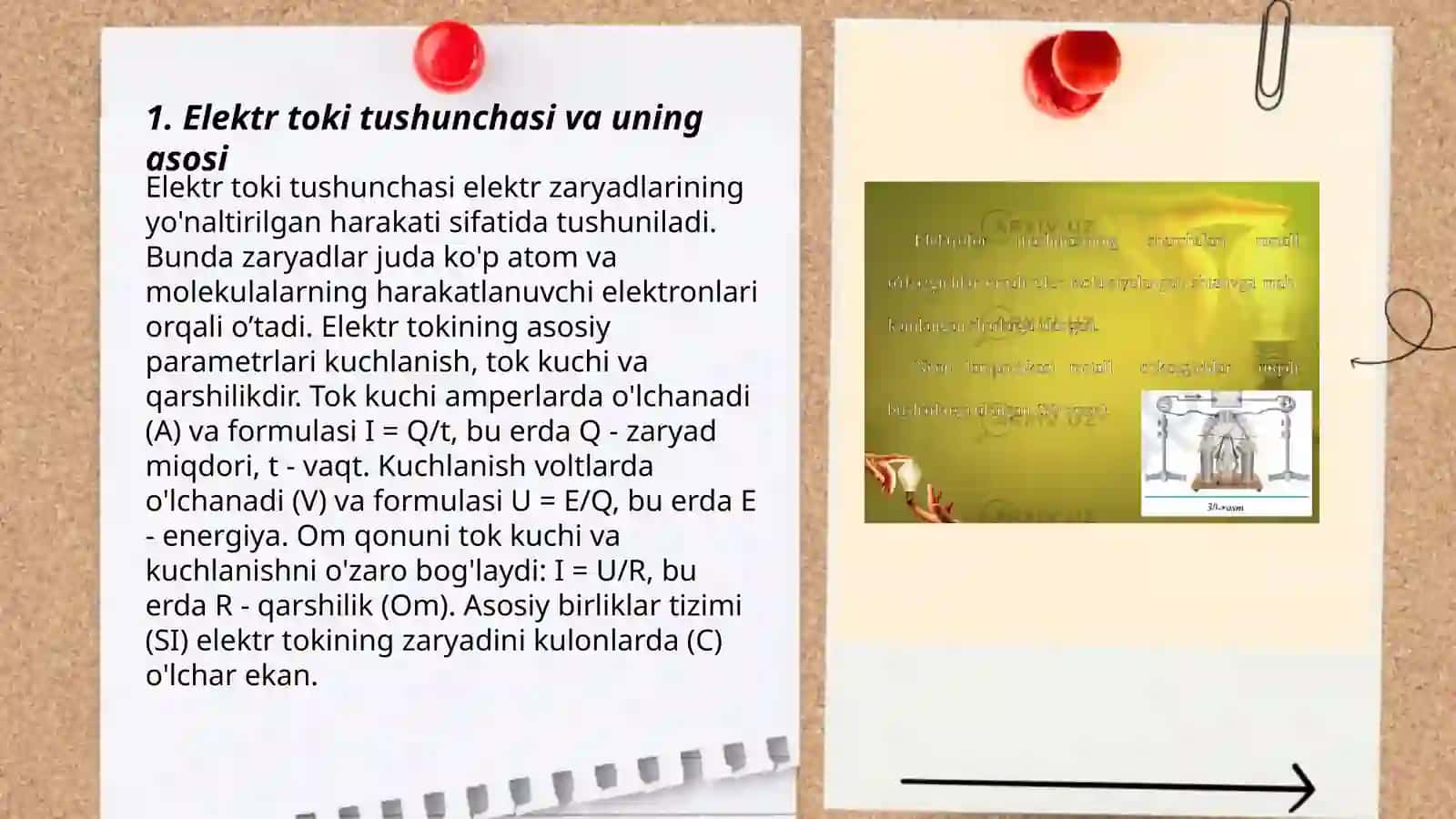 Elektr toki tushunchasi va uni ishlab chiqarish qurilmalari 3