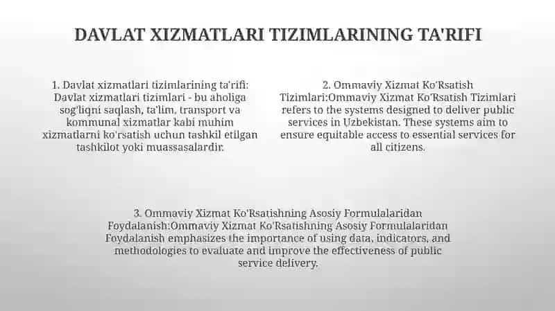 Ommaviy Xizmat Ko'Rsatish Tizimlari 3