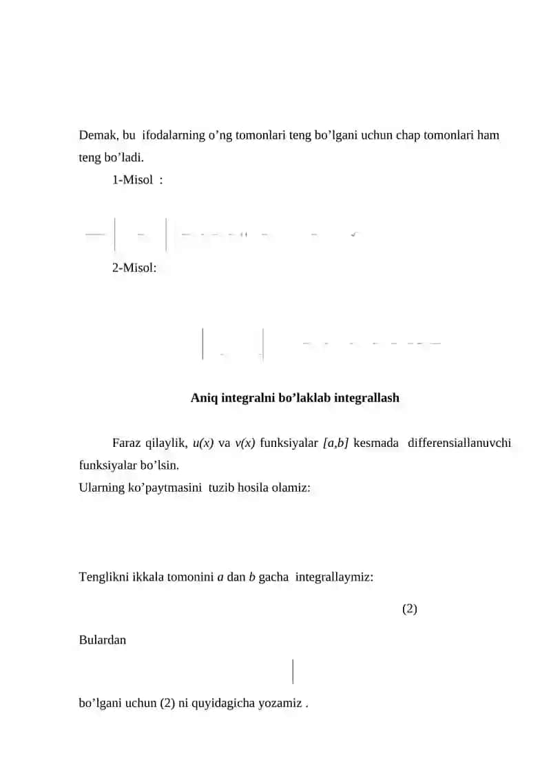 Nyuton - Leybnits formulasi 3
