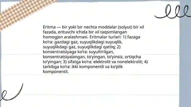 Eritmalar 3