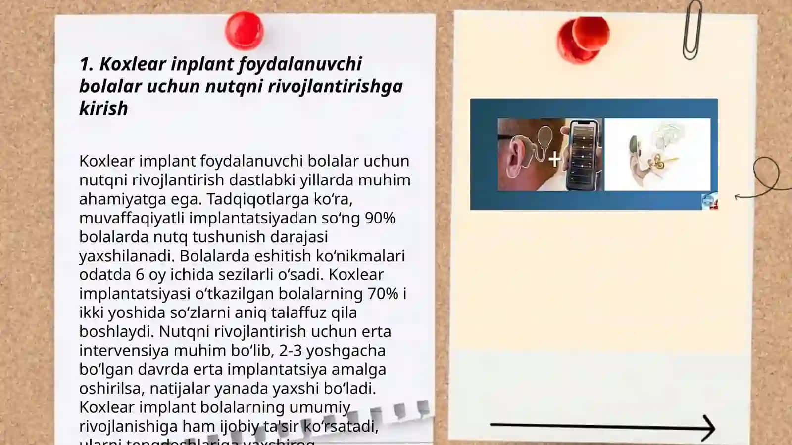 Koxlear inplan bolalar nutqini gramatik jihatdan rivojlantirishga doir mashg'ulotlar tashkil etish 3
