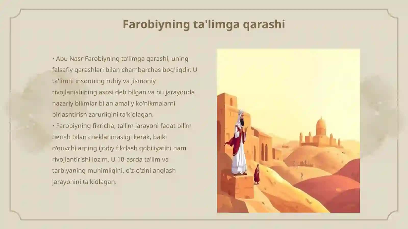Abu Nasr Farobiyning pedagogik goyalari 3