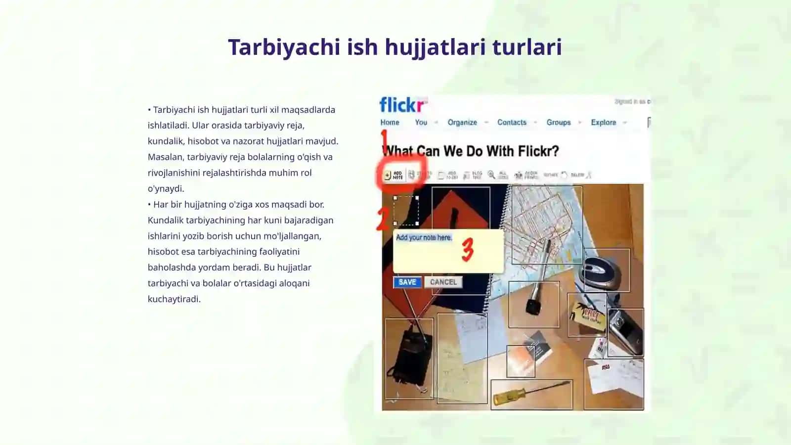 Tarbiyachi ish hujjatlarini o'rganish 3
