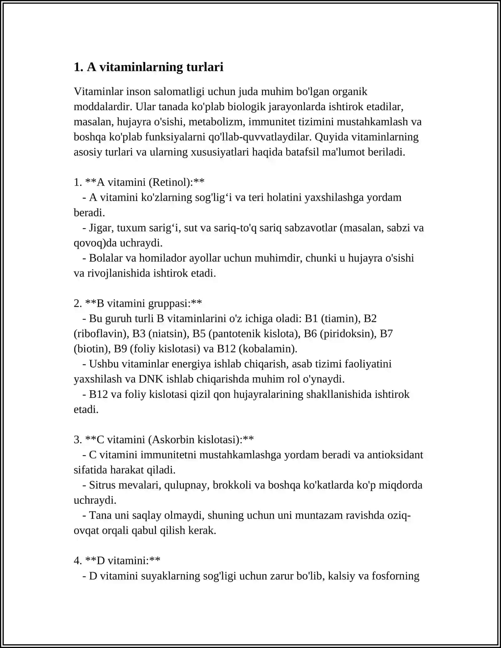 AVITAMINOV VA GIPOVITAMINOZLAR 3