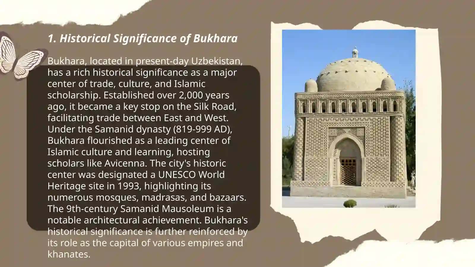 Bukhara: Historical Significance and Architectural Marvels 3