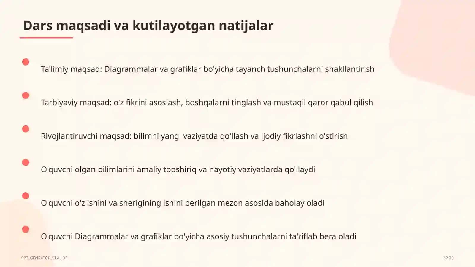 Diagrammalar va grafiklar (6-sinf) 3