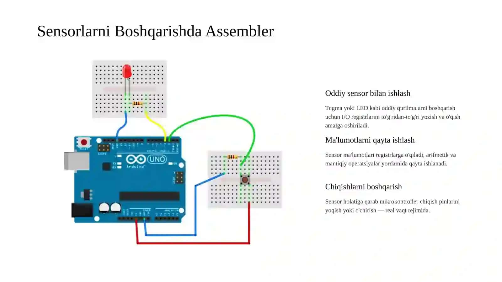 Mikrokontrollerlar uchun Past Darajadagi Dasturlash 3