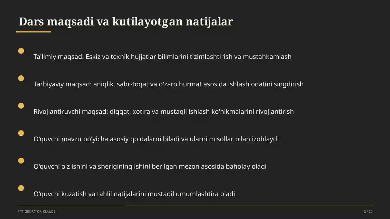 Eskiz va texnik hujjatlar (9-sinf) 3