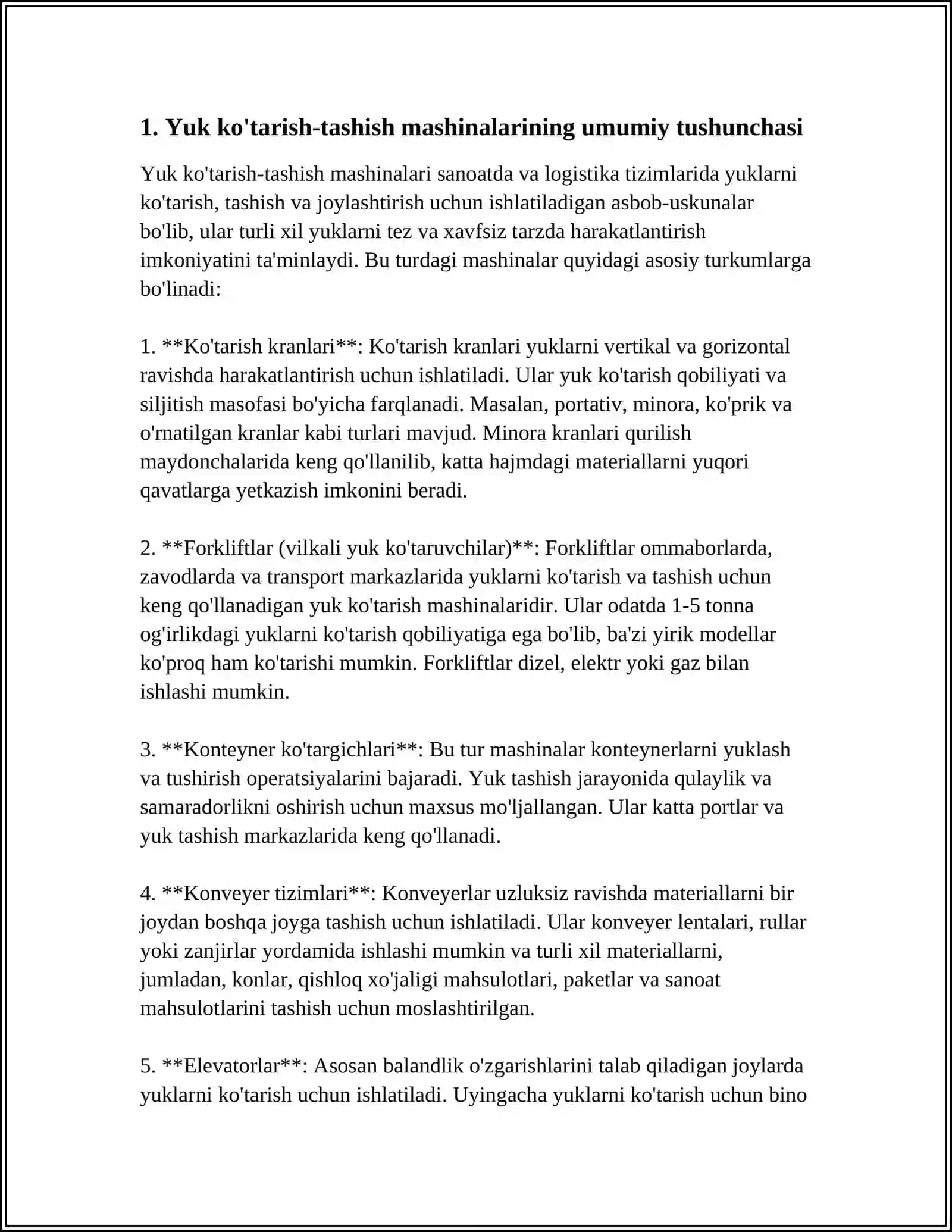 DUNYONING ETUK FIRMA VA KOMPANIYALARNING YUK KO‘TARISH-TASHISH MASHINALARI 3