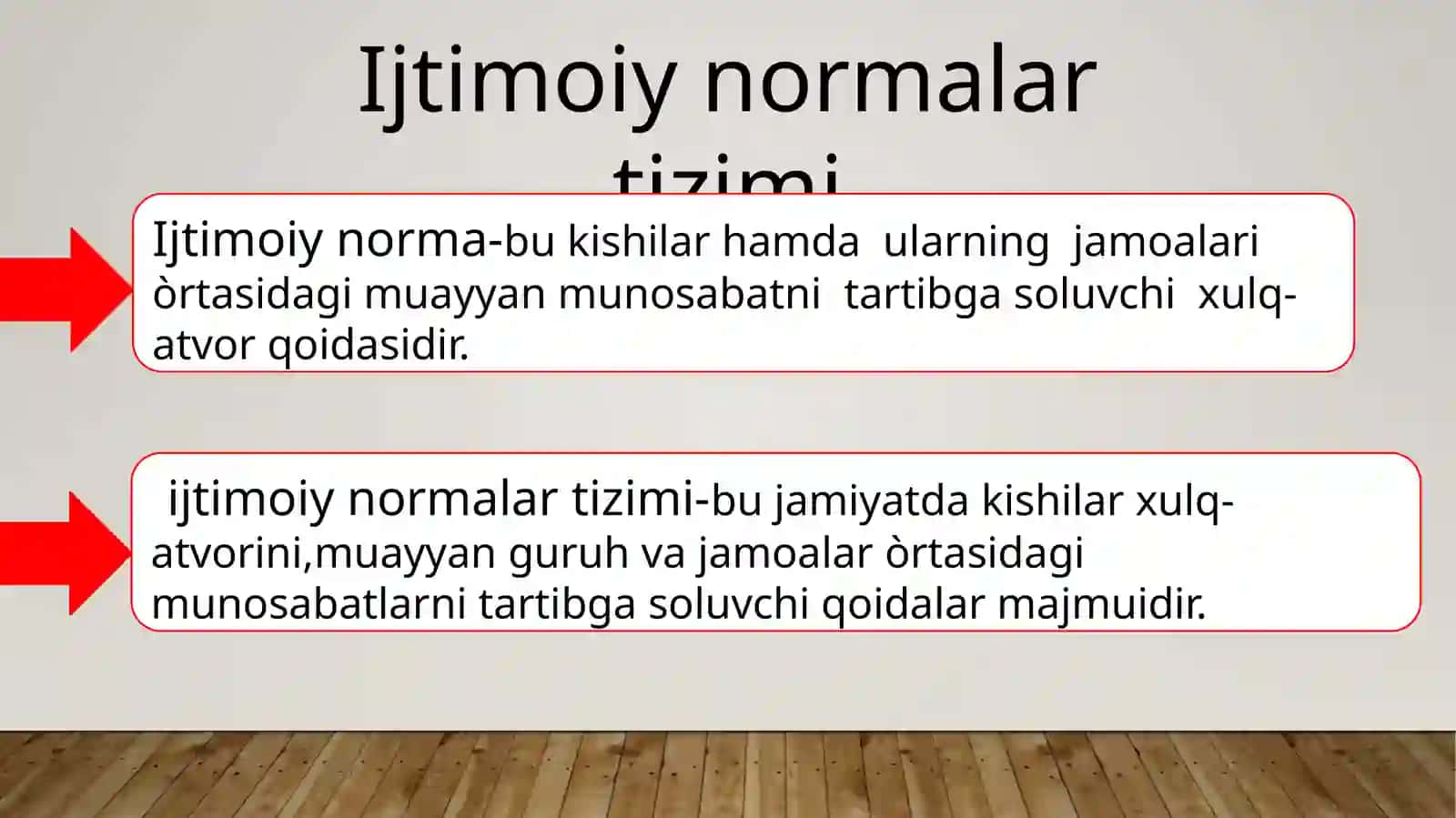 Ijtimoiy normalar tizimi 3