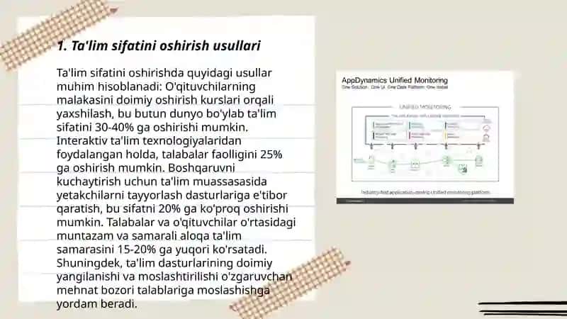 Ta'lim sifatini boshqarish monitoringi 3