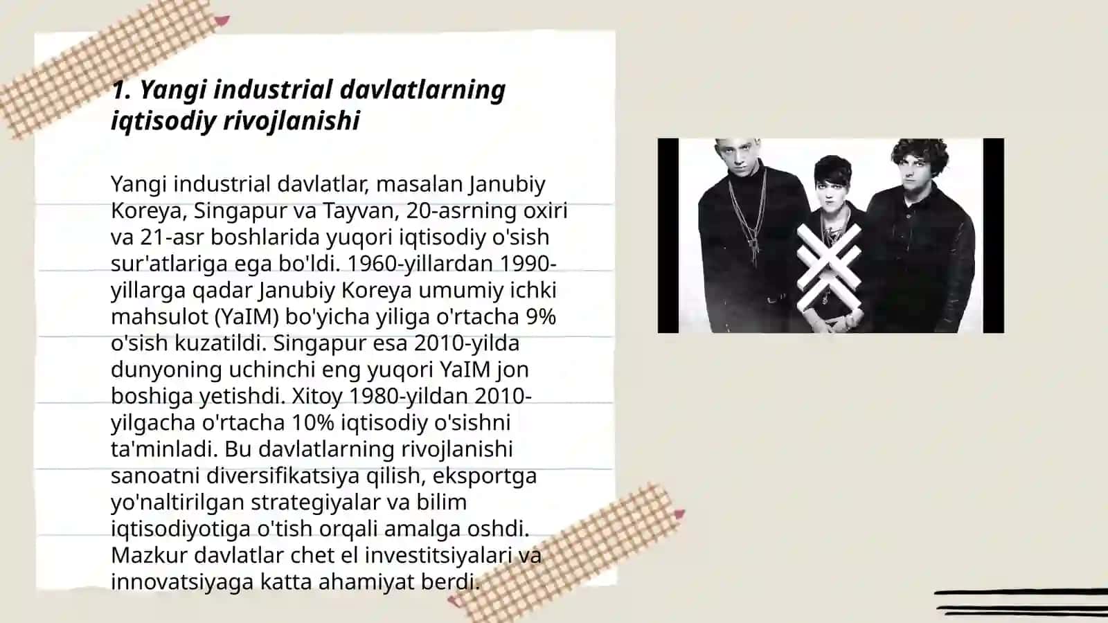 Jahon iqtisodiyotida Yangi industrial davlatlarning tutgan orni Abramova Sayyora 3