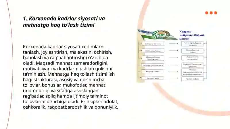 Korxonada kadrlar va mehnatga haq tо‘lashning mohiyati 3