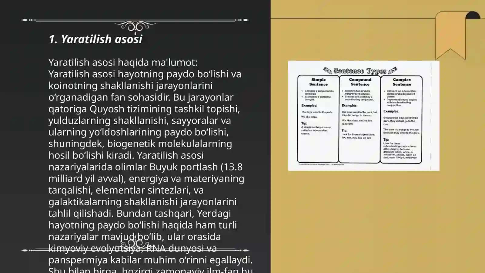 Yaratilish asosi 3
