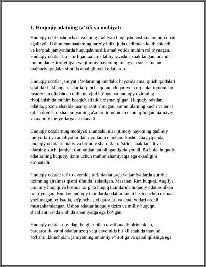 HUQUQIY ODAT - HUQUQNING TARIXIY MANBAI 3