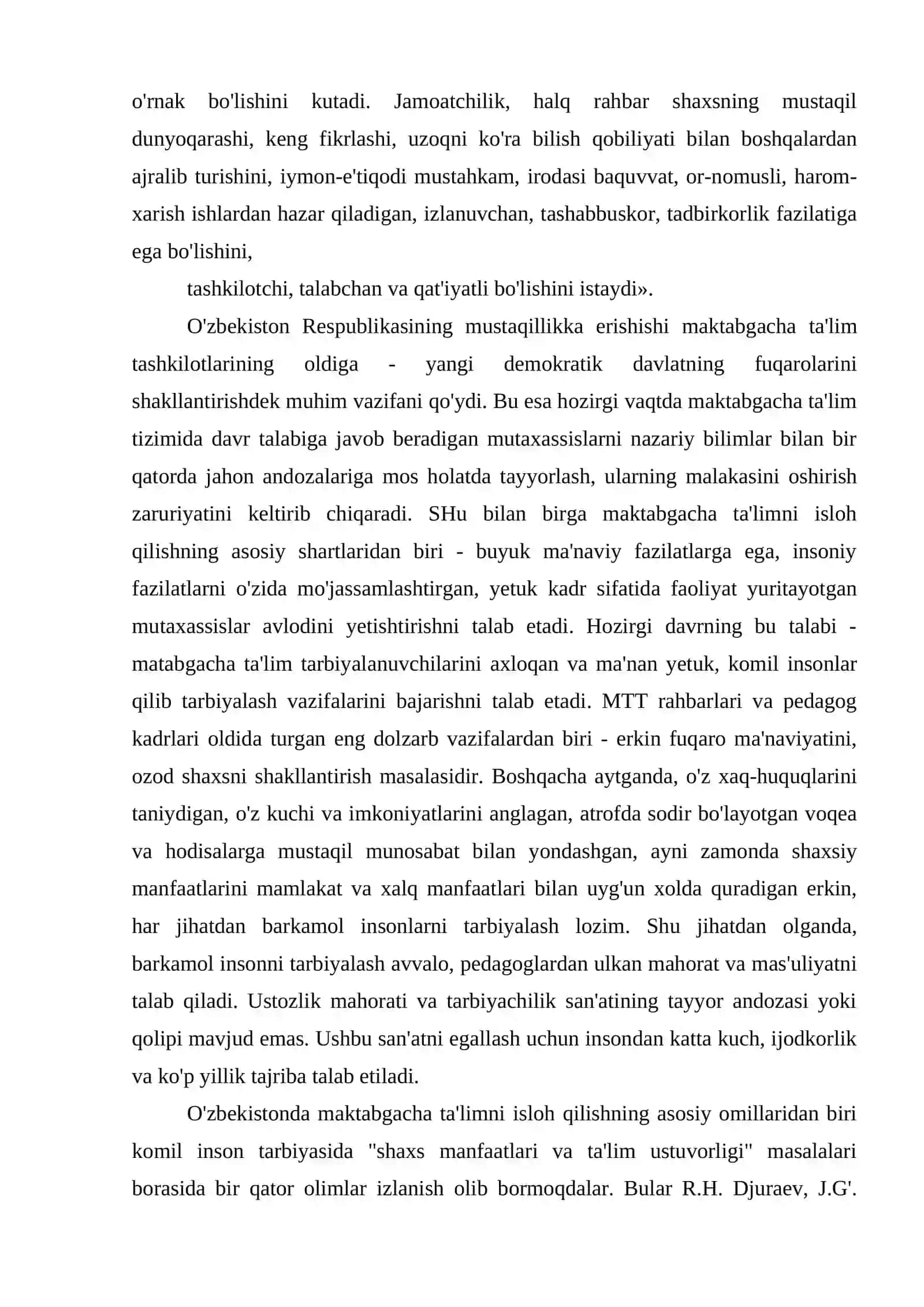 MTT larida tarbiya  turlari va uylarning shaxs kamolotiga ta’siri 3