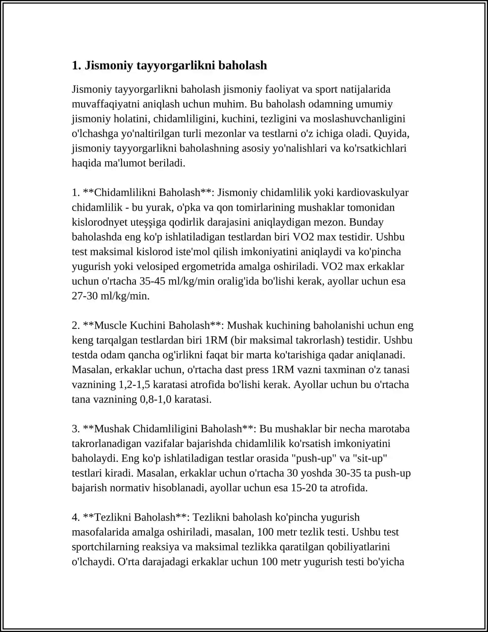 SUZISH SPORT TURI BOʻYICHA BADAN QIZDIRISH MASHQLARINI TUZISH 3