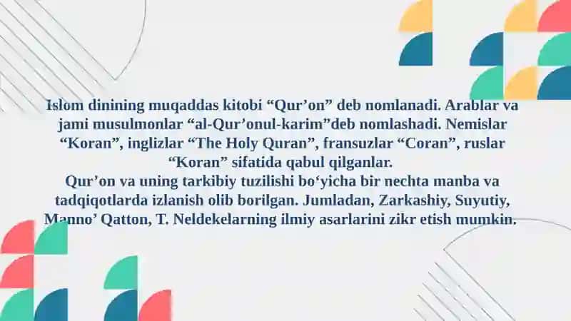 Qur’on 3
