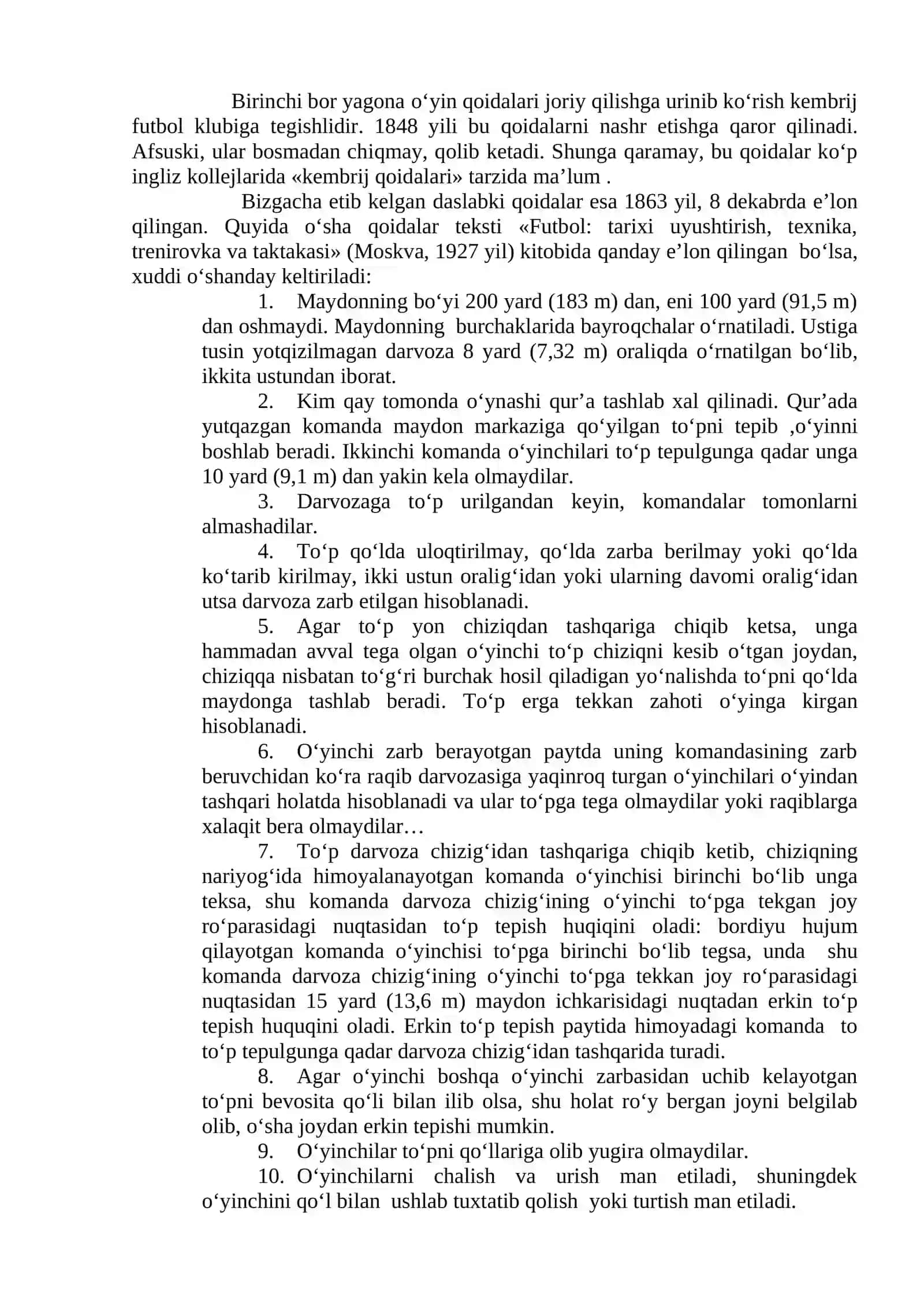 Futbol O'yinida Harakatlanish Texnikasini O'rganish 3
