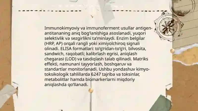 Immunokimyoviy va immunoferment tahlil usullari 3