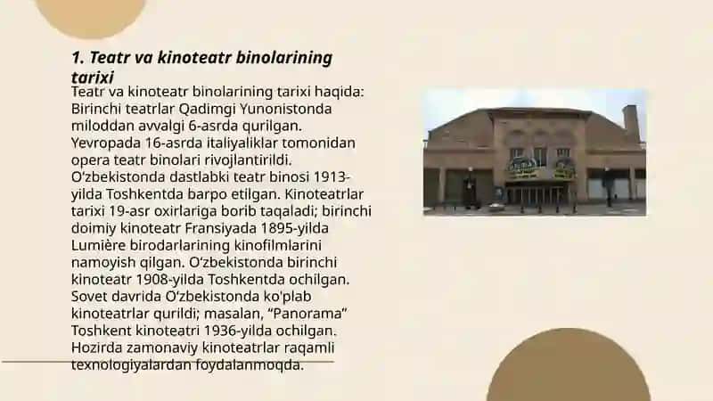 Teater va kinoteatr binolari 3