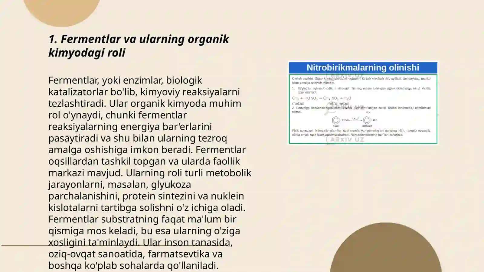 Organik Moddalar Sintezi 3