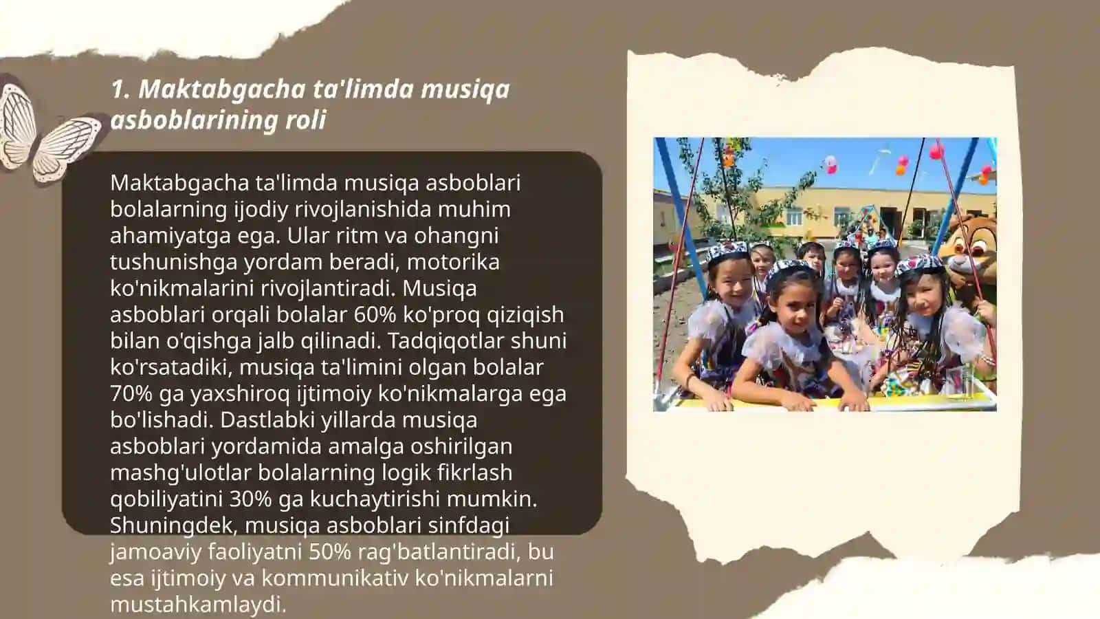 Maktabgacha ta’lim tashkilotlarida musiqa asboblarida ijroga o’rgatish 3